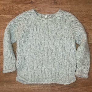 Madewell Mint Cloudloft Sweater